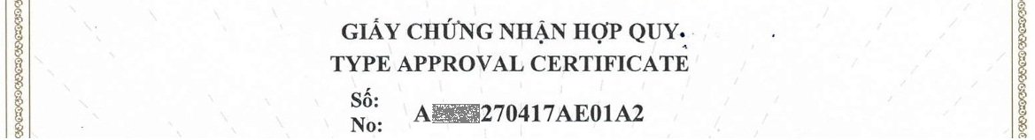 ICT Type Approval certificate numbering